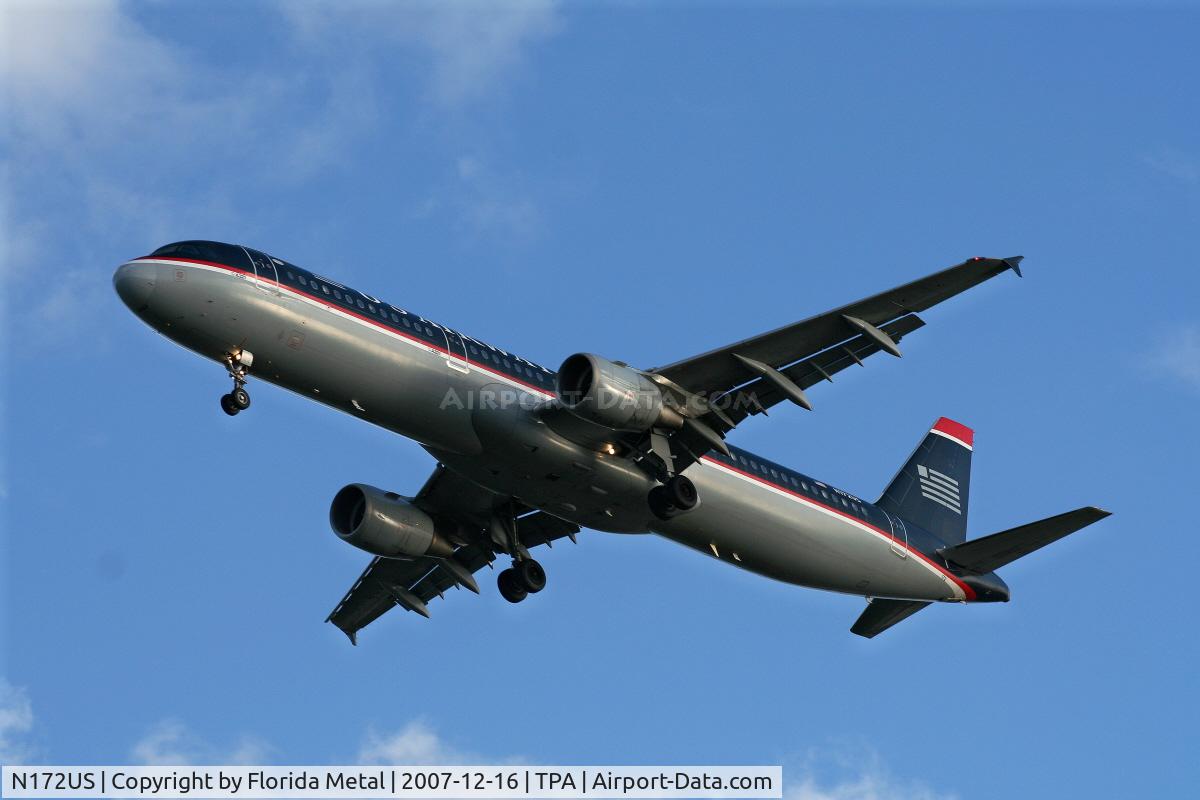 N172US, 2001 Airbus A321-211 C/N 1472, US Airways