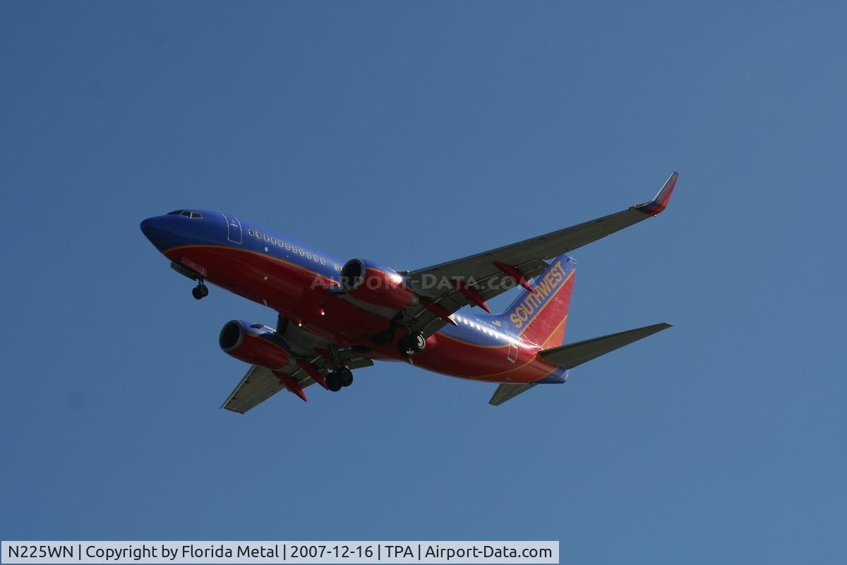 N225WN, 2005 Boeing 737-7H4 C/N 34333, Southwest