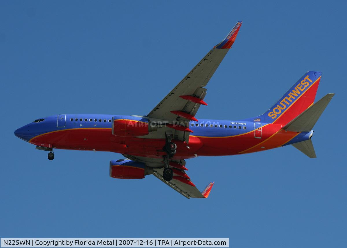 N225WN, 2005 Boeing 737-7H4 C/N 34333, Southwest