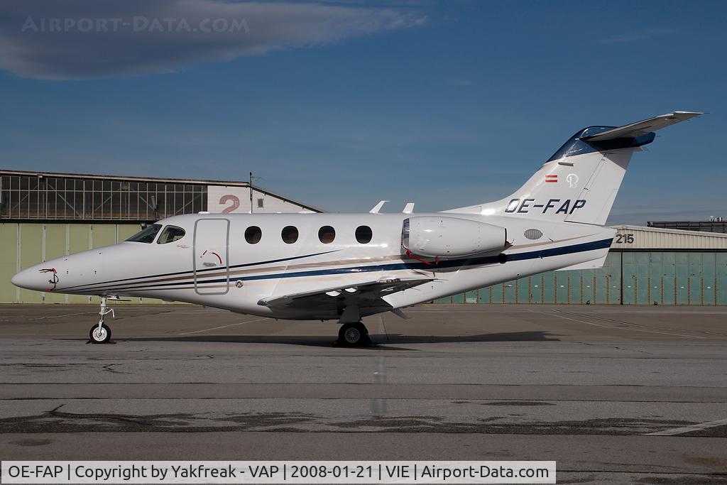 OE-FAP, 2008 Hawker Beechcraft 390 Premier 1A C/N RB-215, Raytheon 390
