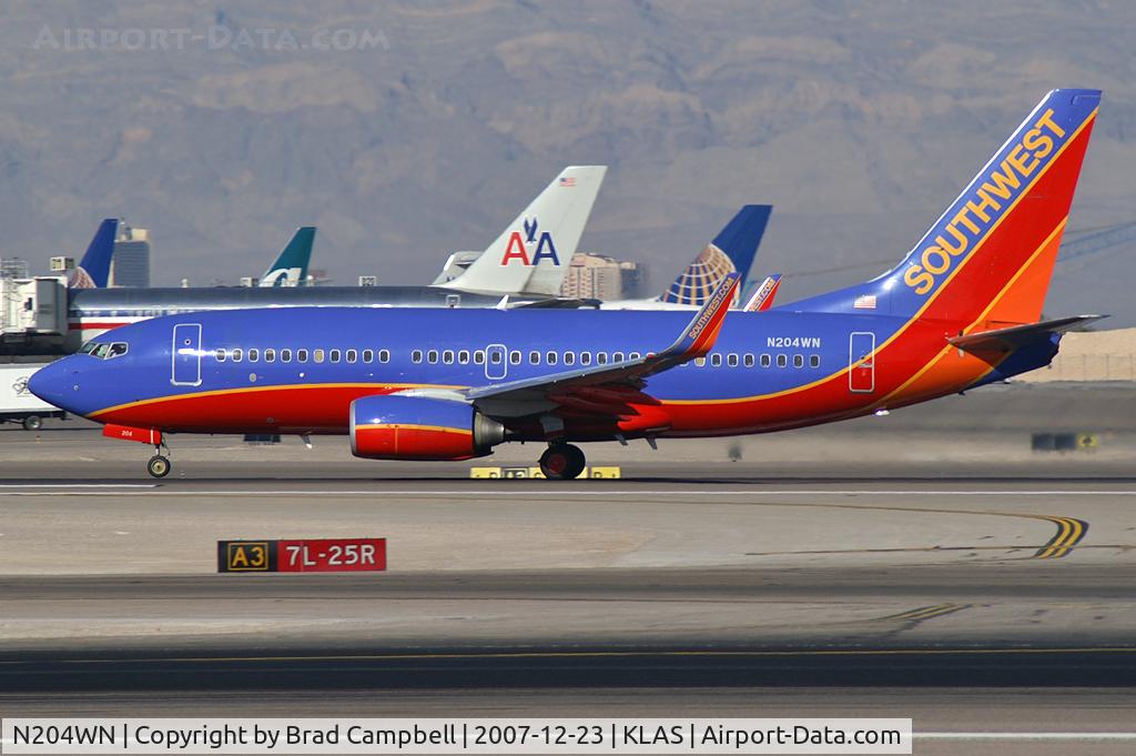 N204WN, 2005 Boeing 737-7H4 C/N 29855, Southwest Airlines / 2005 Boeing 737-7H4