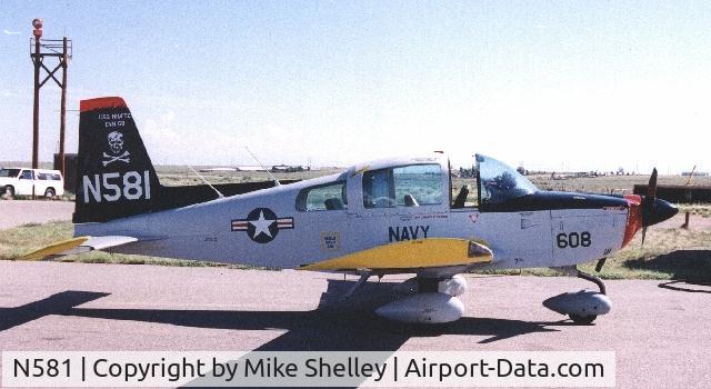N581, 1978 Grumman American AA-5A Cheetah C/N AA5A0608, Grumman AA5A
