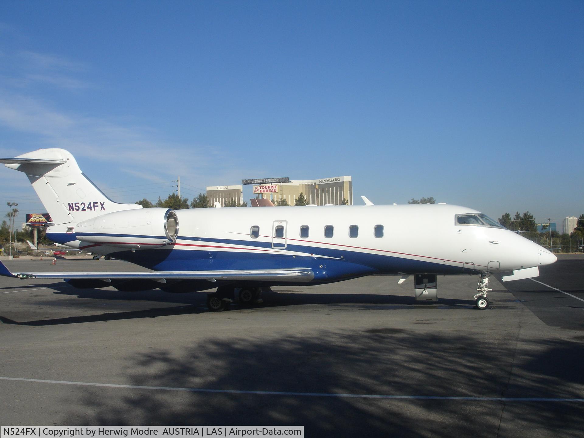 N524FX, 2006 Bombardier Challenger 300 (BD-100-1A10) C/N 20095, Mc Carran Int. Airport LAs Vegas