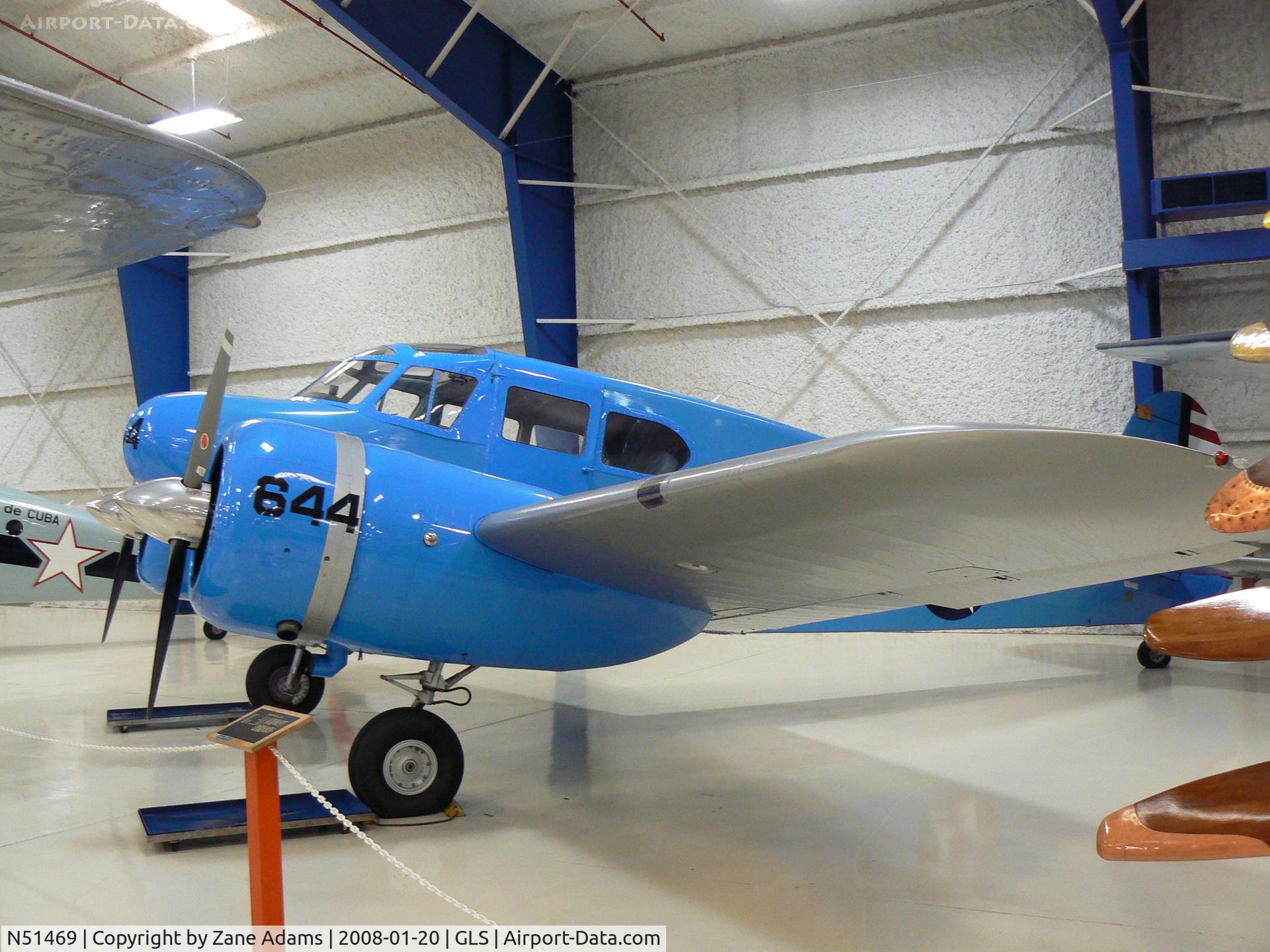 N51469, 1944 Cessna UC-78B (T-50) Bobcat C/N 6644, Lone Star Flight Museum