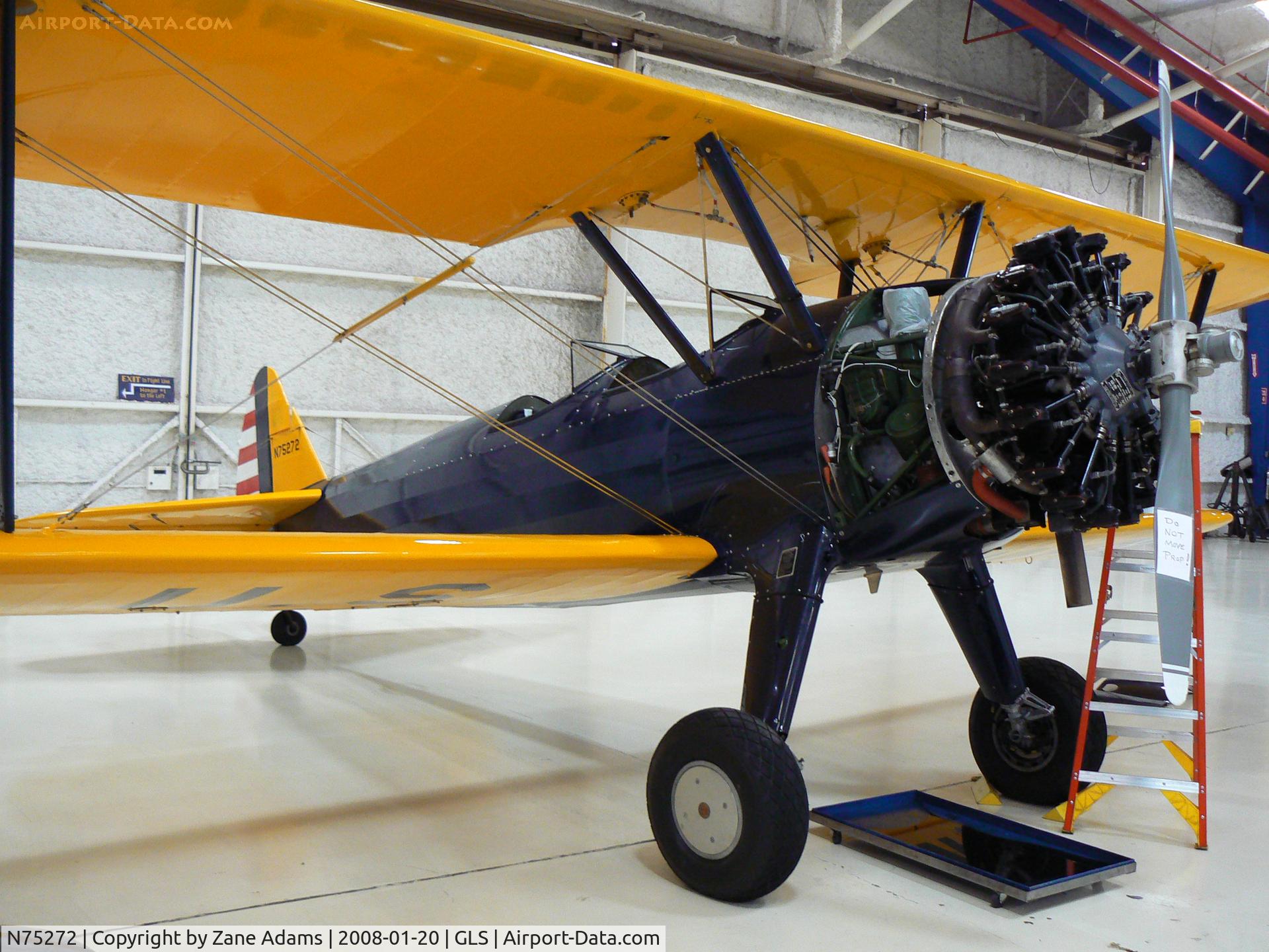 N75272, Boeing A75N1(PT17) C/N 75-8111, Lone Star Flight Museum - Stearman