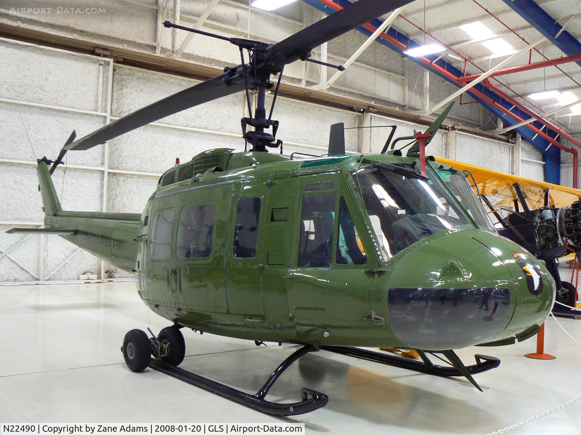 N22490, 1974 Bell UH-1V Iroquois C/N 13814, Lone Star Flight Museum