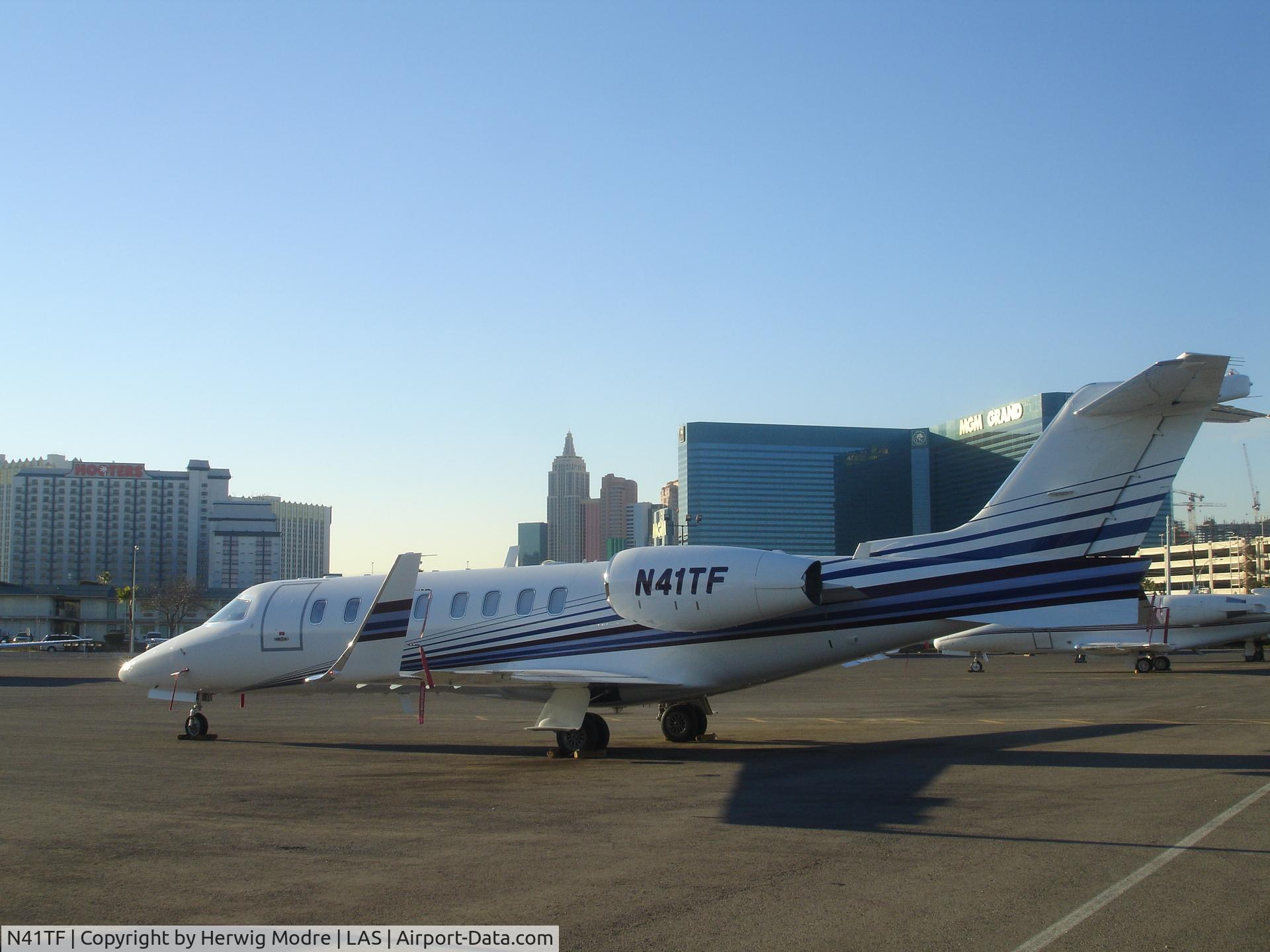 N41TF, 2001 Learjet Inc 45 C/N 175, Las Vegas Airport