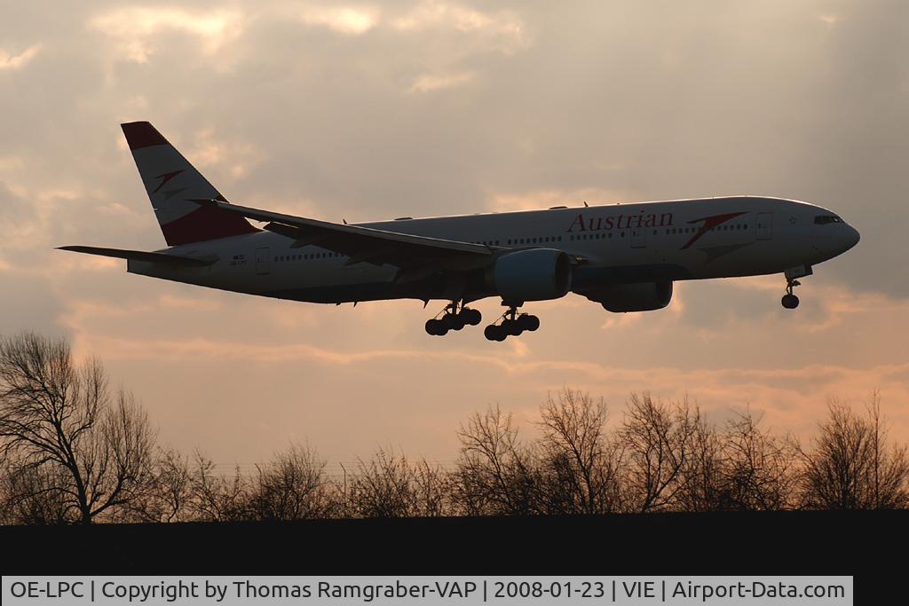 OE-LPC, 2002 Boeing 777-2Z9/ER C/N 29313, Austrian Airlines Boeing 777-200