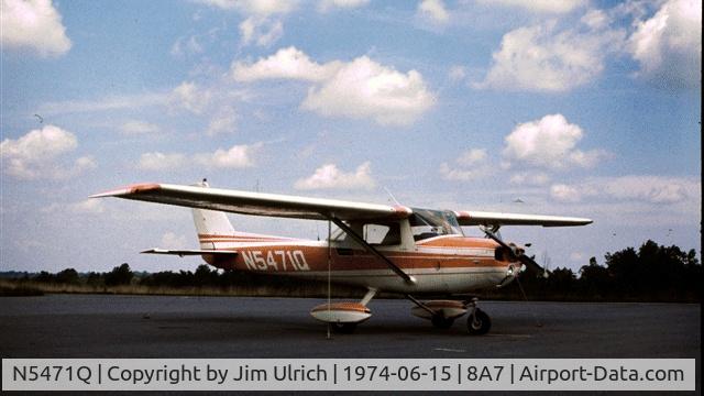N5471Q, 1972 Cessna 150L C/N 15073371, Taken at Twin Lakes Airport, Mocksville NC circa 1974