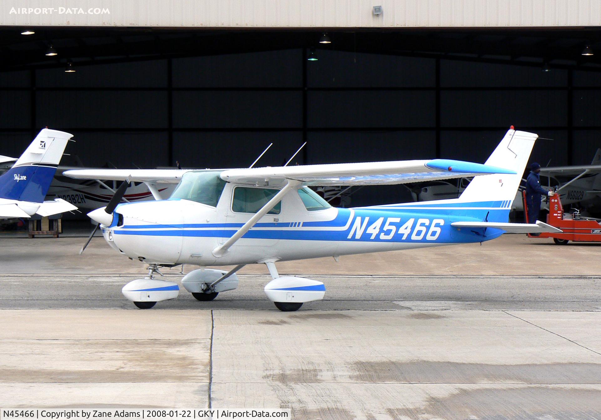 N45466, 1975 Cessna 150M C/N 15076938, At Arlington Municipal