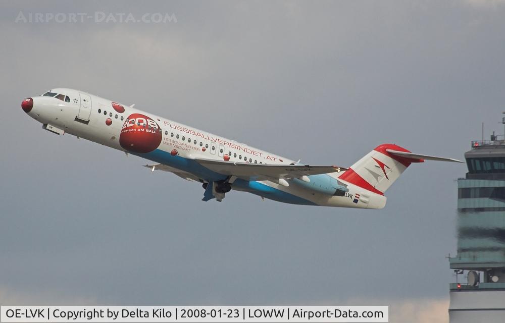 OE-LVK, 1992 Fokker 100 (F-28-0100) C/N 11397, Austrian Fokker 28-0100