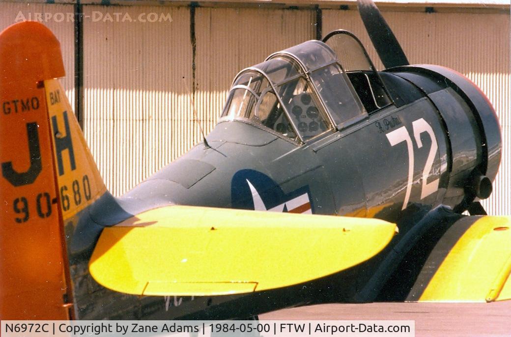 N6972C, 1946 North American SNJ-5 Texan Texan C/N 90680, At Meacham Field