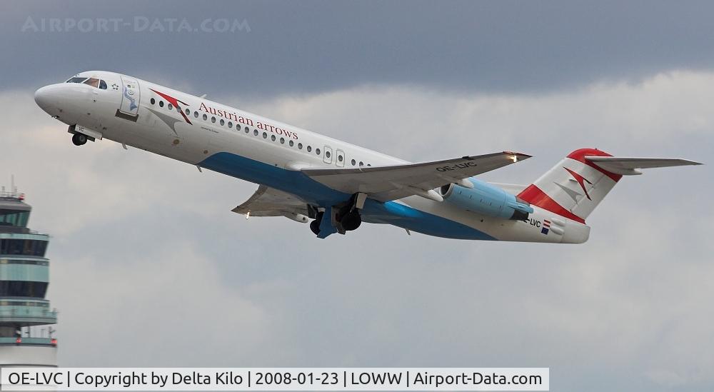 OE-LVC, 1993 Fokker 100 (F-28-0100) C/N 11446, Austrian Fokker 28-0100