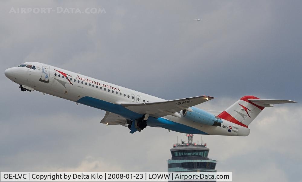 OE-LVC, 1993 Fokker 100 (F-28-0100) C/N 11446, Austrian Fokker 28-0100