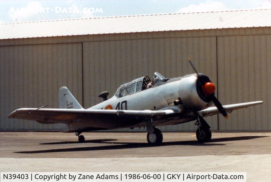 N39403, North American SNJ-5 Texan C/N 88-15838, AT-6 at Arlington Municipal