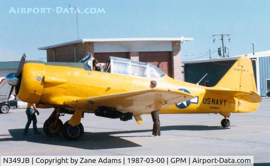 N349JB, 1958 North American SNJ-6 Texan C/N 121-43150, AT-6 formerly N7983C now N349JB