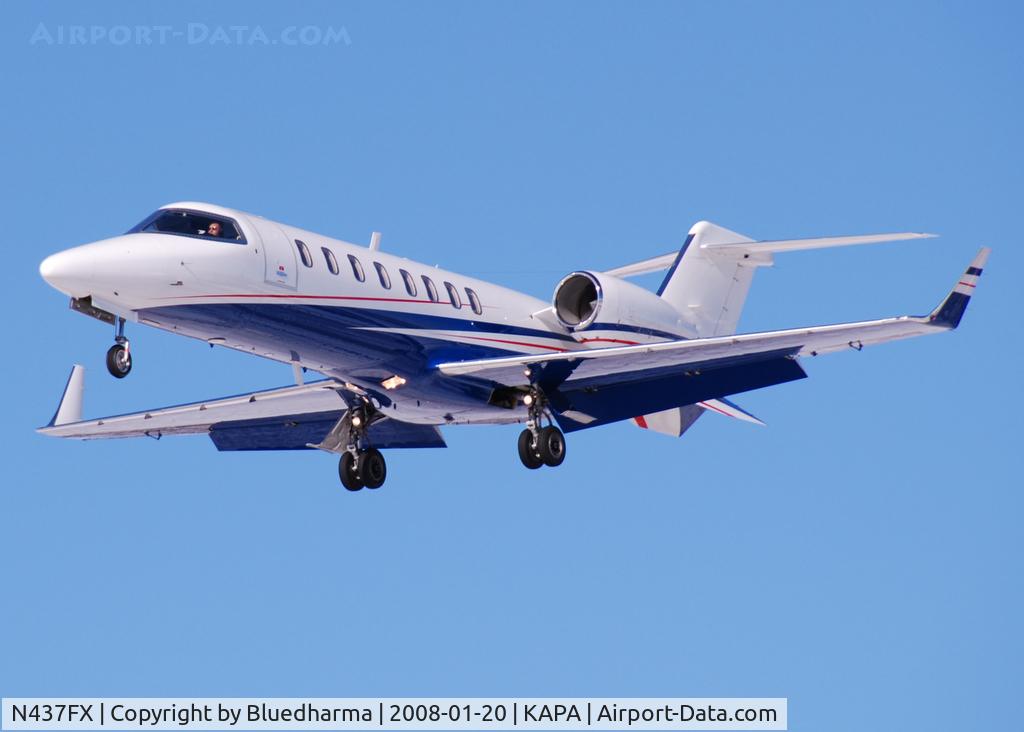 N437FX, 2006 Learjet 45 C/N 315, Approach to 17L