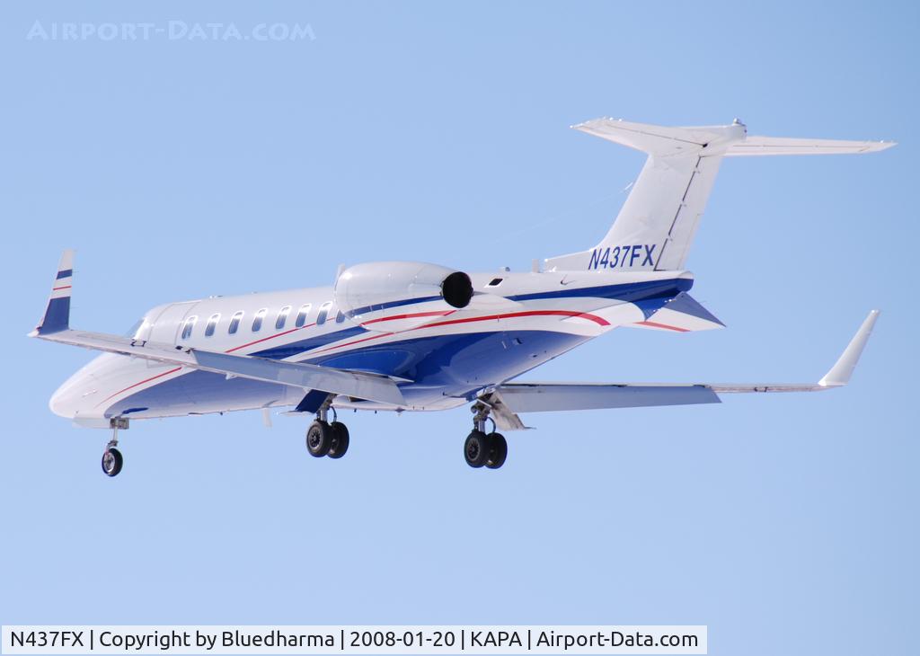 N437FX, 2006 Learjet 45 C/N 315, Approach to 17L
