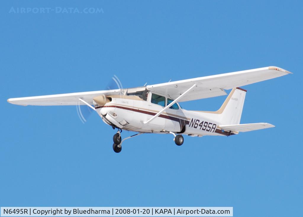 N6495R, Cessna 172RG Cutlass RG C/N 172RG0186, Approach to 17L.