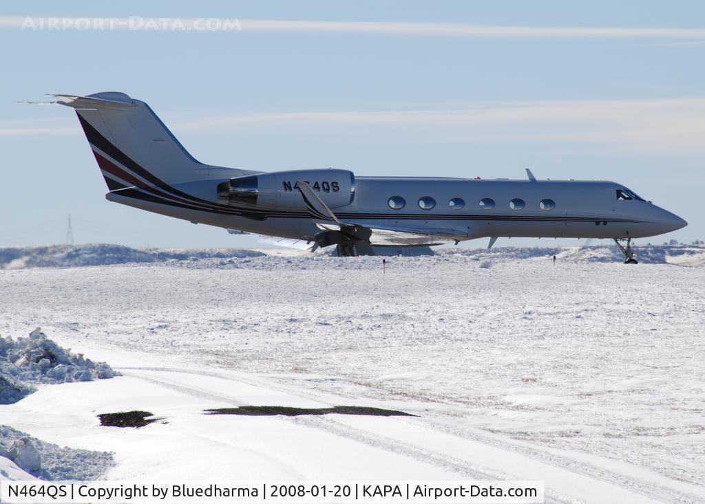 N464QS, 1995 Gulfstream Aerospace G-IV C/N 1264, Waiting for Clearance on 17L.