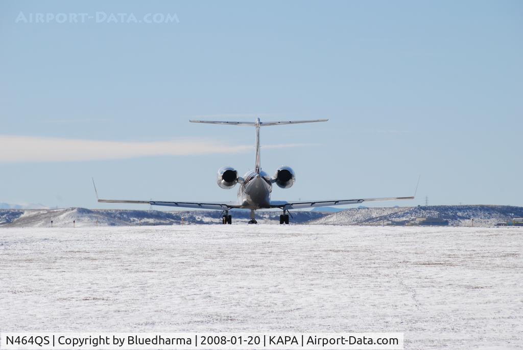 N464QS, 1995 Gulfstream Aerospace G-IV C/N 1264, Waiting for Clearance on 17L.
