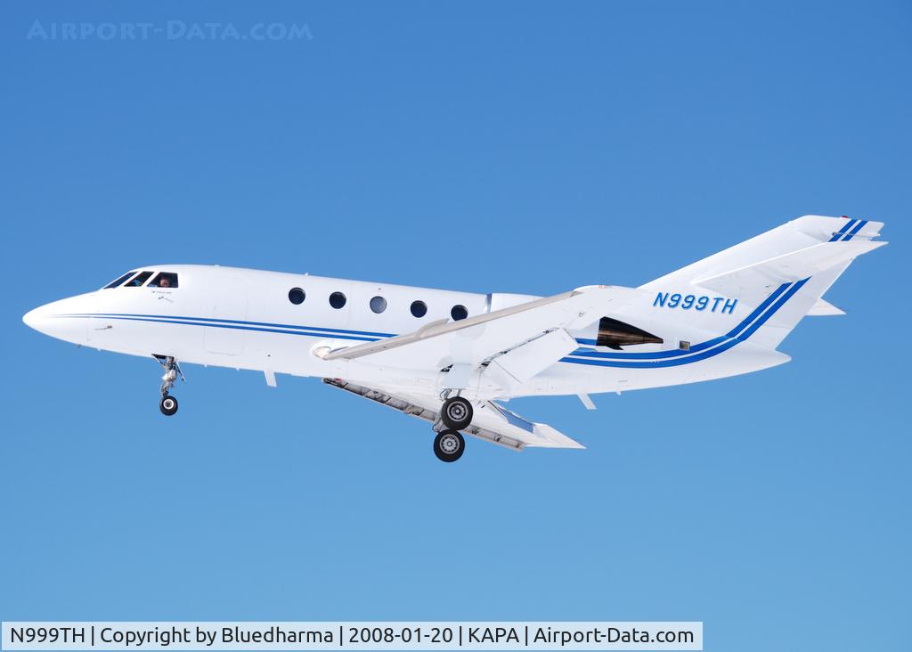 N999TH, 1987 Dassault Falcon 200 (20H) C/N 512, Approach to 17L.