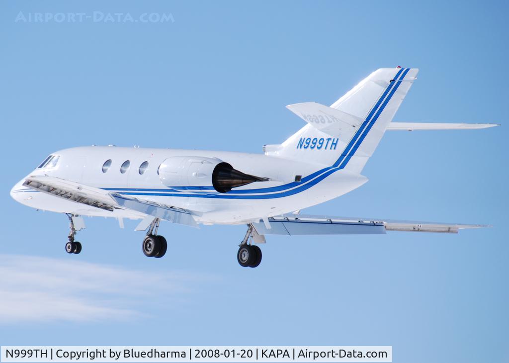 N999TH, 1987 Dassault Falcon 200 (20H) C/N 512, Approach to 17L.