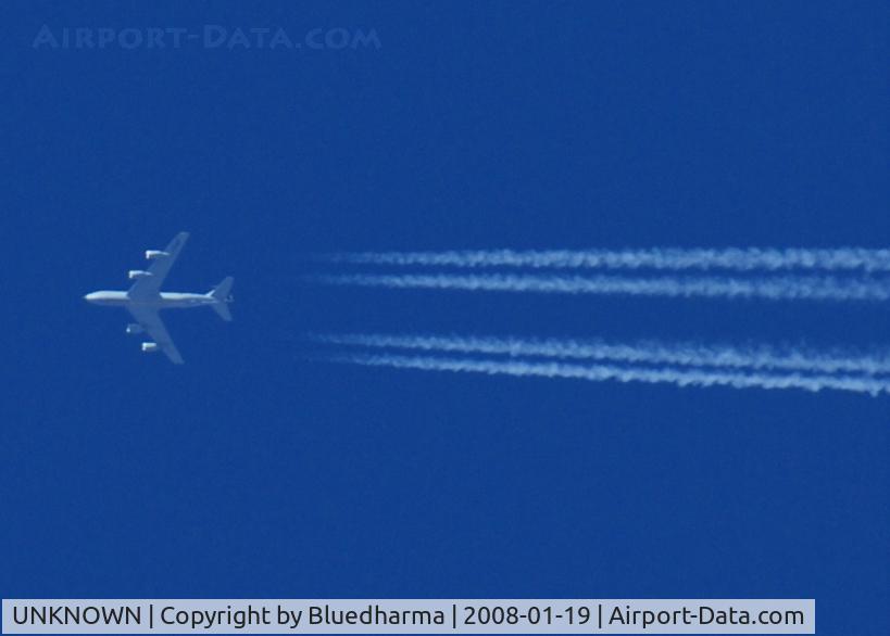 UNKNOWN, , KC-135 flys over Columbine High School Littleton Colorado.