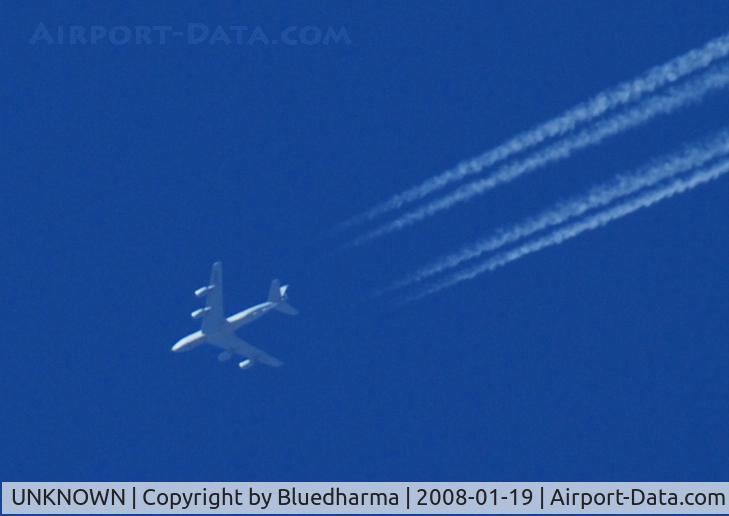 UNKNOWN, , KC-135 flys over Columbine High School Littleton Colorado.