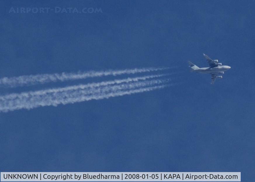 UNKNOWN, , C-17 Globemaster flys over KAPA.