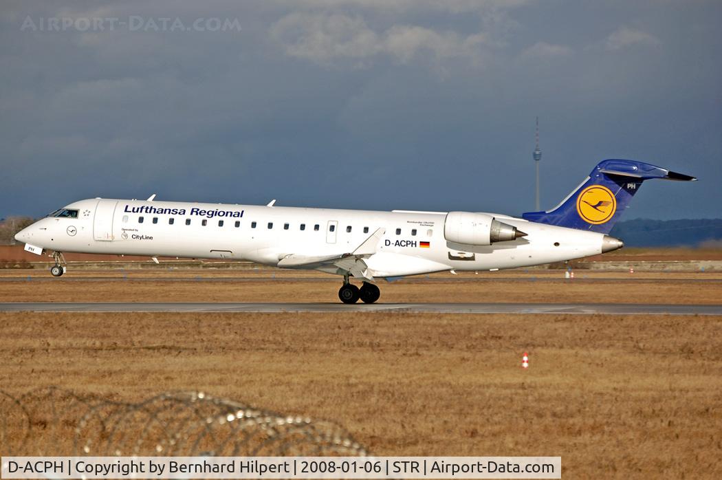 D-ACPH, 2002 Canadair CRJ-701ER (CL-600-2C10) Regional Jet C/N 10043, leaving str