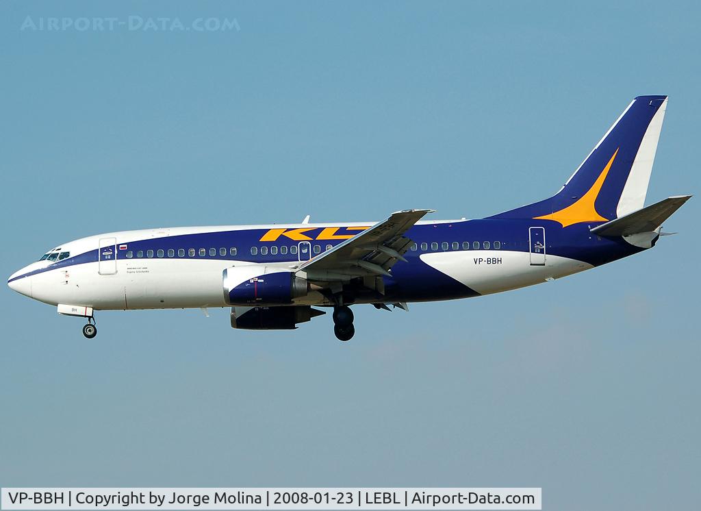 VP-BBH, 1987 Boeing 737-306 C/N 23546, 