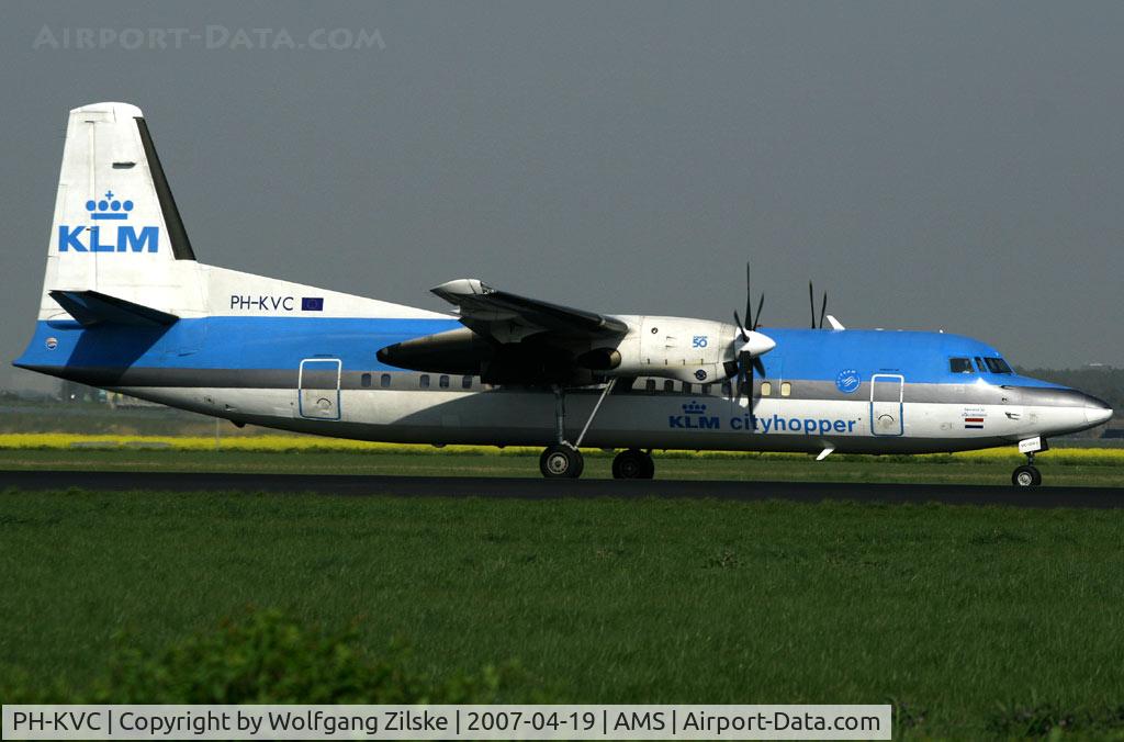 PH-KVC, 1990 Fokker 50 C/N 20191, visitor