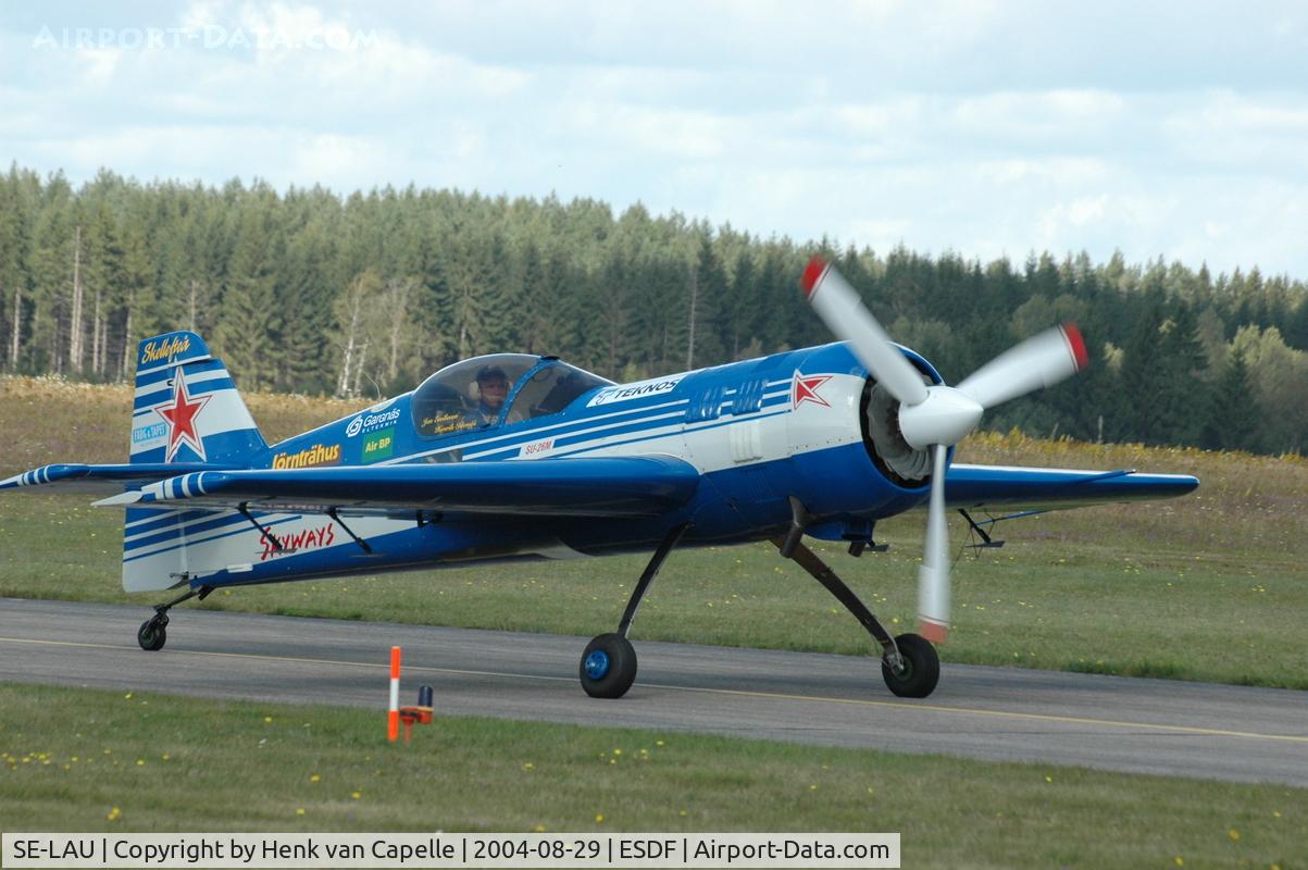 SE-LAU, 1988 Sukhoi Su-26M C/N 011, Su-26M at Kallinge airfield, Sweden