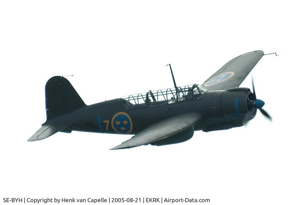 SE-BYH, 1943 Saab B17A C/N 17239, Original Saab B17 bomber, owned by the Swedish Air Force Museum (Flygvapenmuseum).
