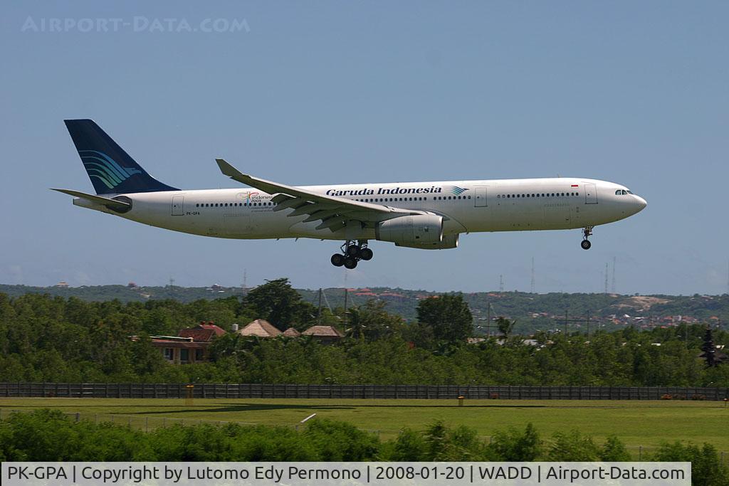 PK-GPA, 1996 Airbus A330-341 C/N 138, Now active to serve KIX-DPS route