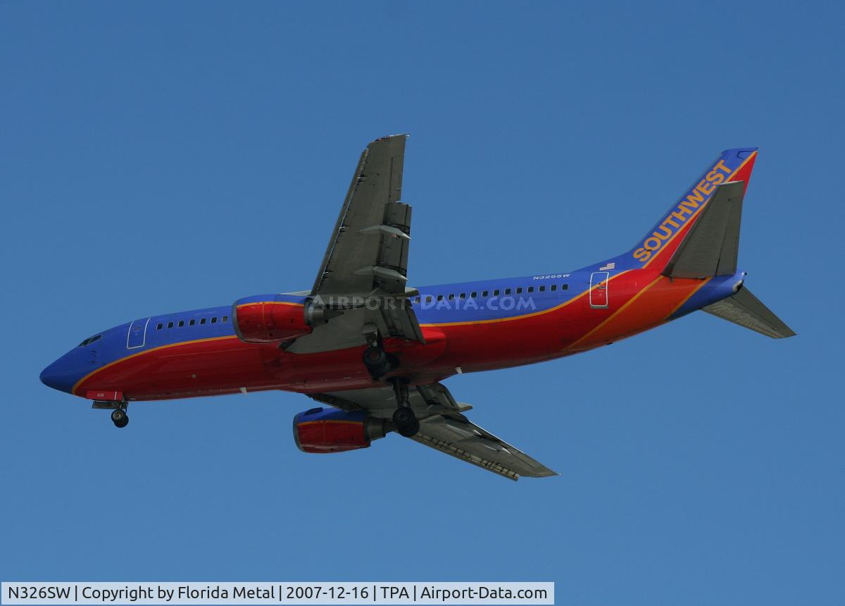 N326SW, 1987 Boeing 737-3H4 C/N 23690, Southwest