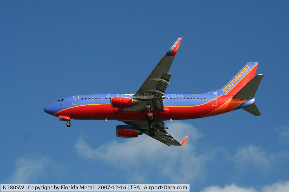 N380SW, 1994 Boeing 737-3H4 C/N 26587, Southwest