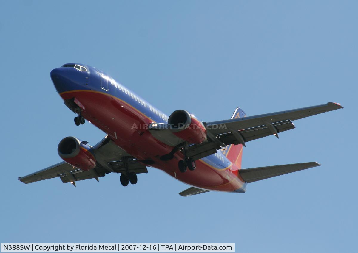 N388SW, 1994 Boeing 737-3H4 C/N 26591, Southwest