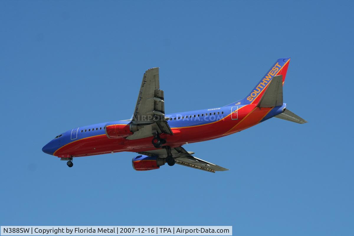 N388SW, 1994 Boeing 737-3H4 C/N 26591, Southwest