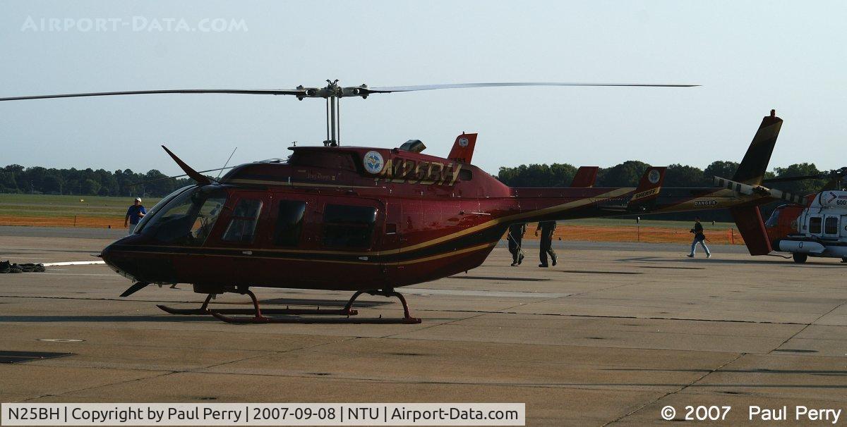 N25BH, 1979 Bell 206L-1 LongRanger II C/N 45336, Sheriff's helo on display.  Colorful, eh?