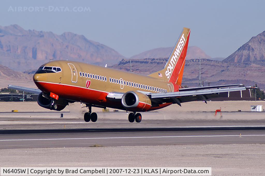 N640SW, 1996 Boeing 737-3H4 C/N 27713, Southwest Airlines / 1996 Boeing 737-3H4