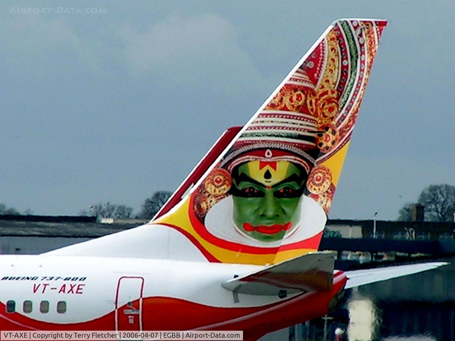 VT-AXE, 2006 Boeing 737-8Q8 C/N 29368, The colourful tail livery on this Air India Express on its delivery flight from Seattle