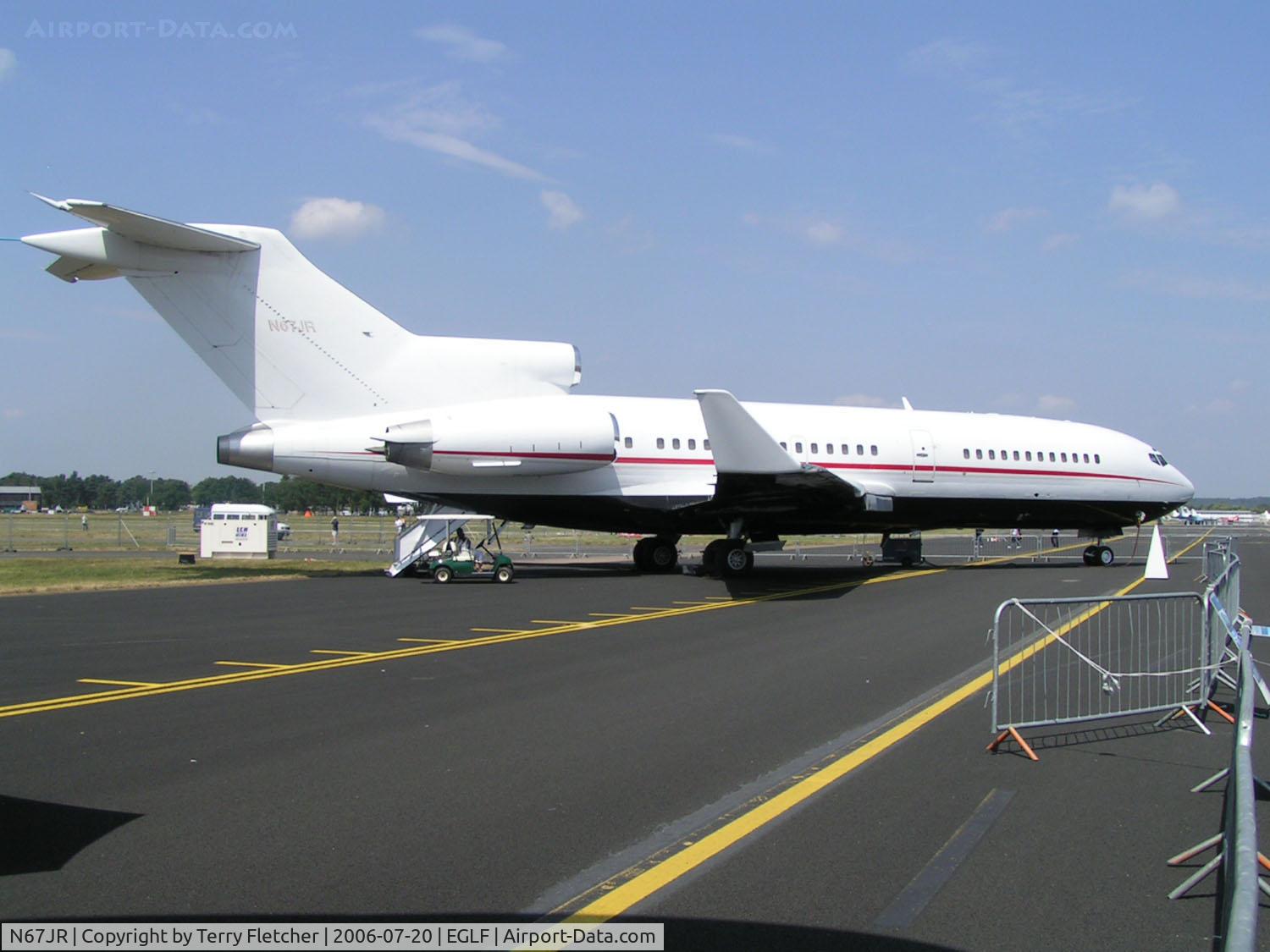N67JR, 1966 Boeing 727-30 C/N 18936, Displayed at the 2006 Farnborough Air Show