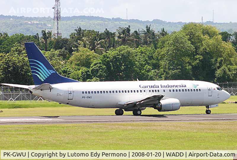 PK-GWU, 1991 Boeing 737-4Q8 C/N 24708, wadd