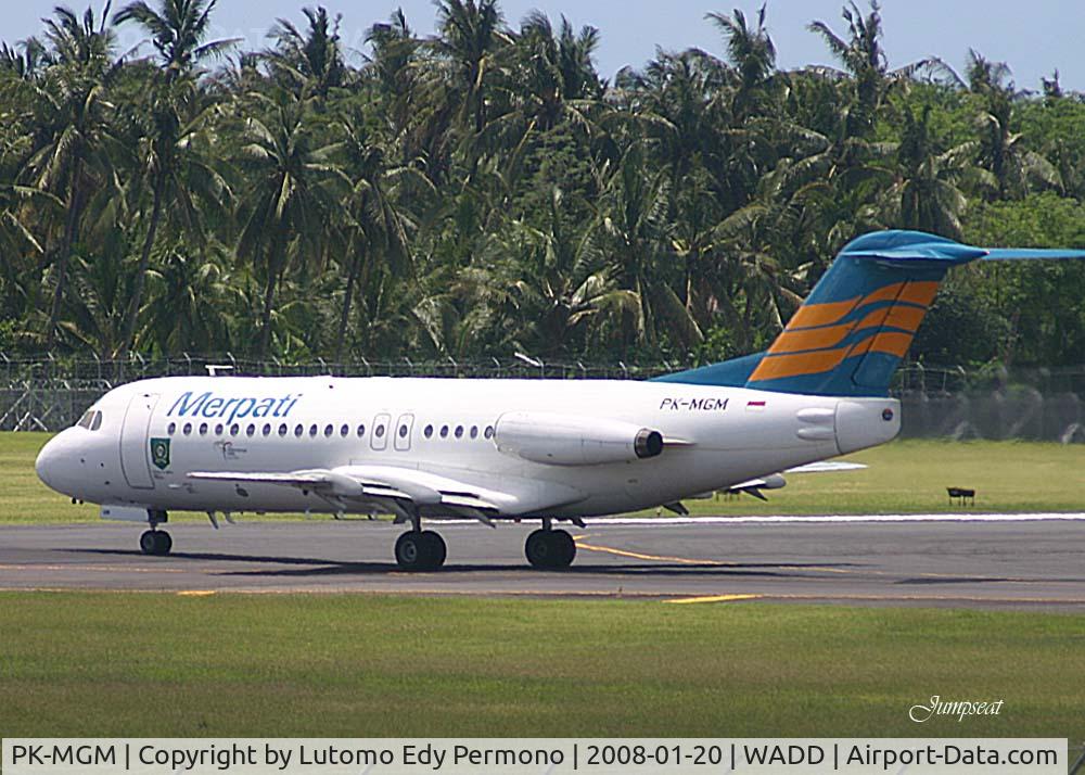 PK-MGM, 1983 Fokker F-28-4000 Fellowship C/N 11199, wadd