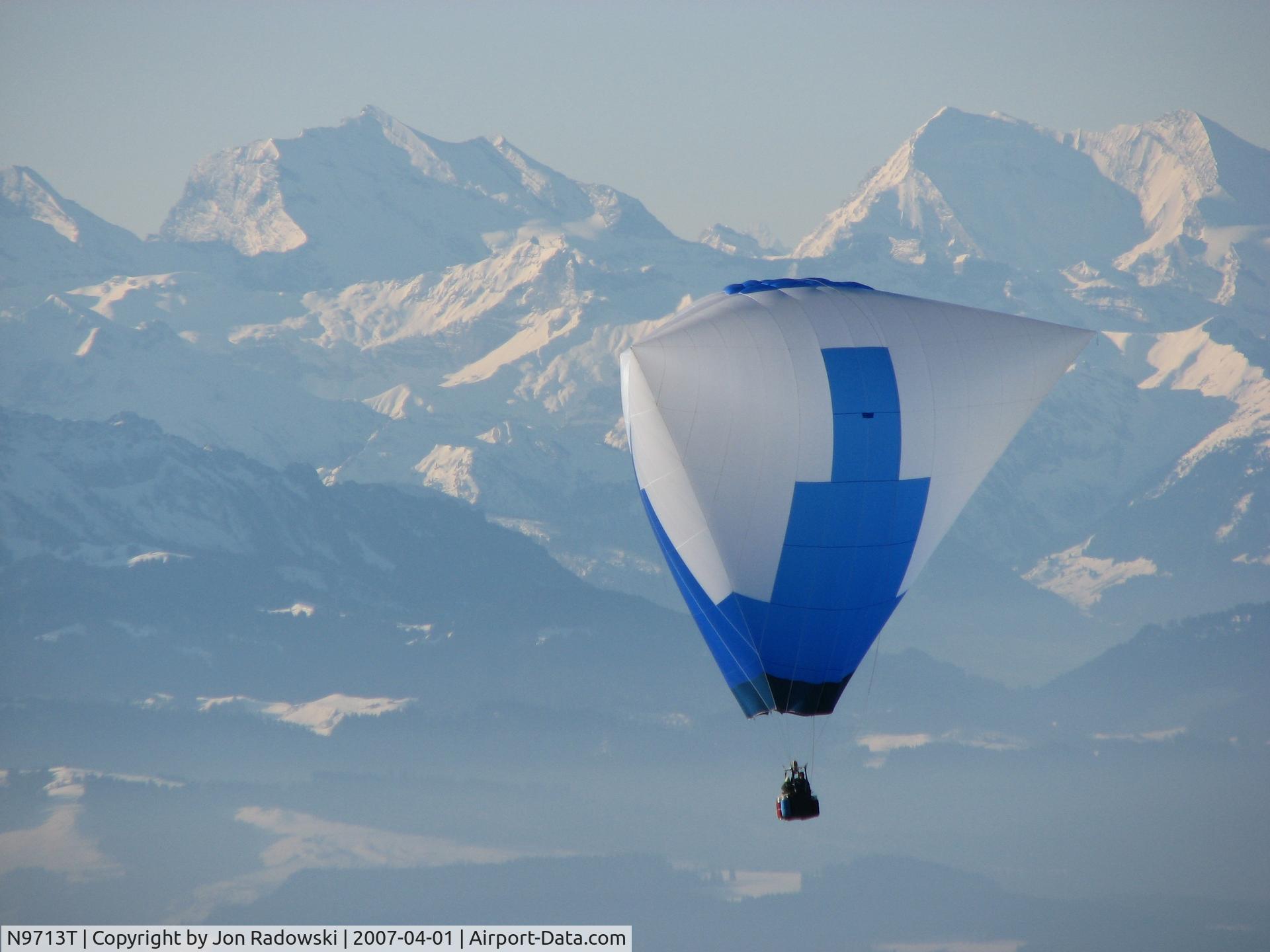 N9713T, 2006 Sproul Keith A SPROUL 46K-TET C/N S-004, Balloon near the Alps in Switzerland