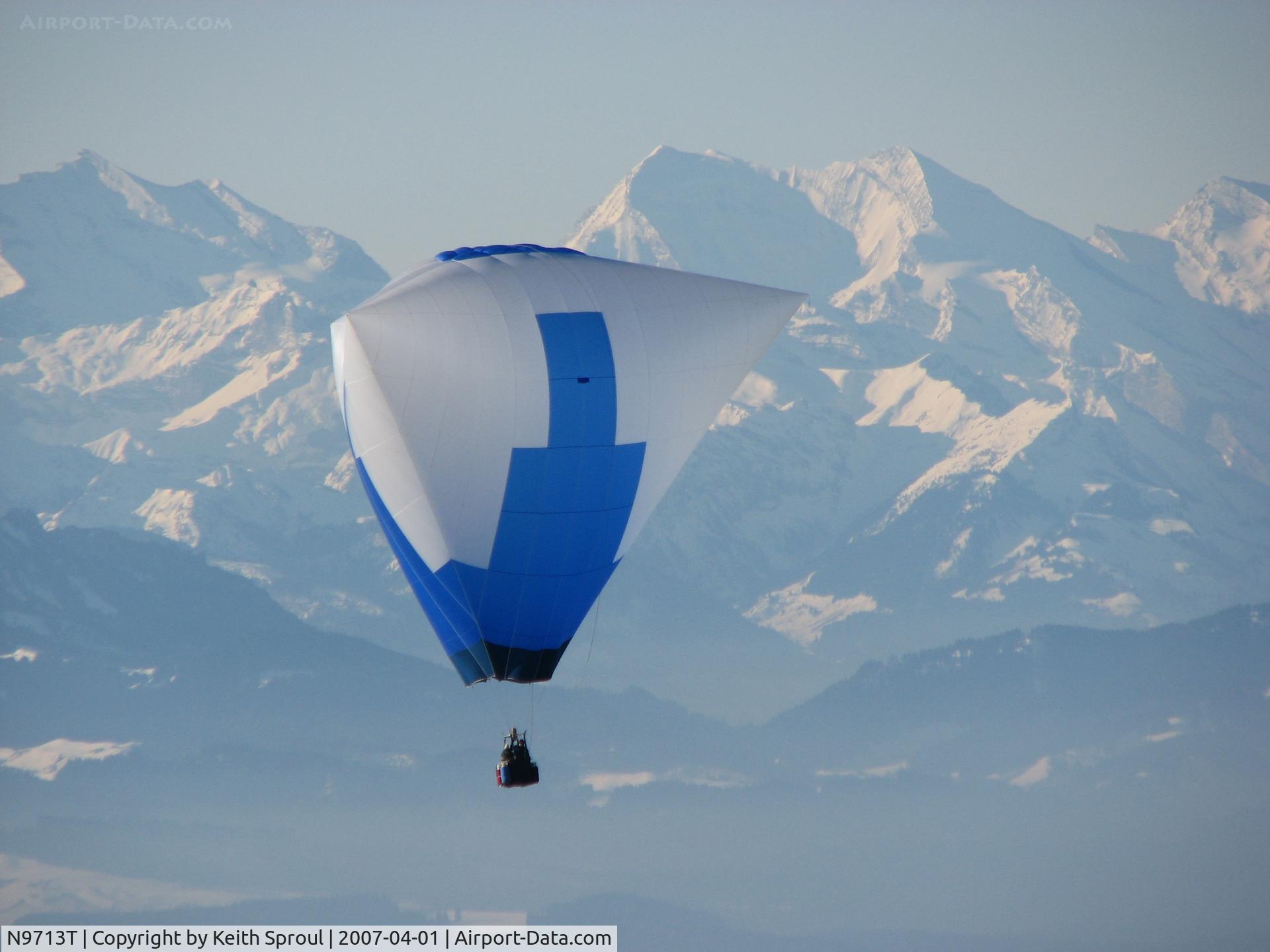 N9713T, 2006 Sproul Keith A SPROUL 46K-TET C/N S-004, Balloon near the Alps in Switzerland