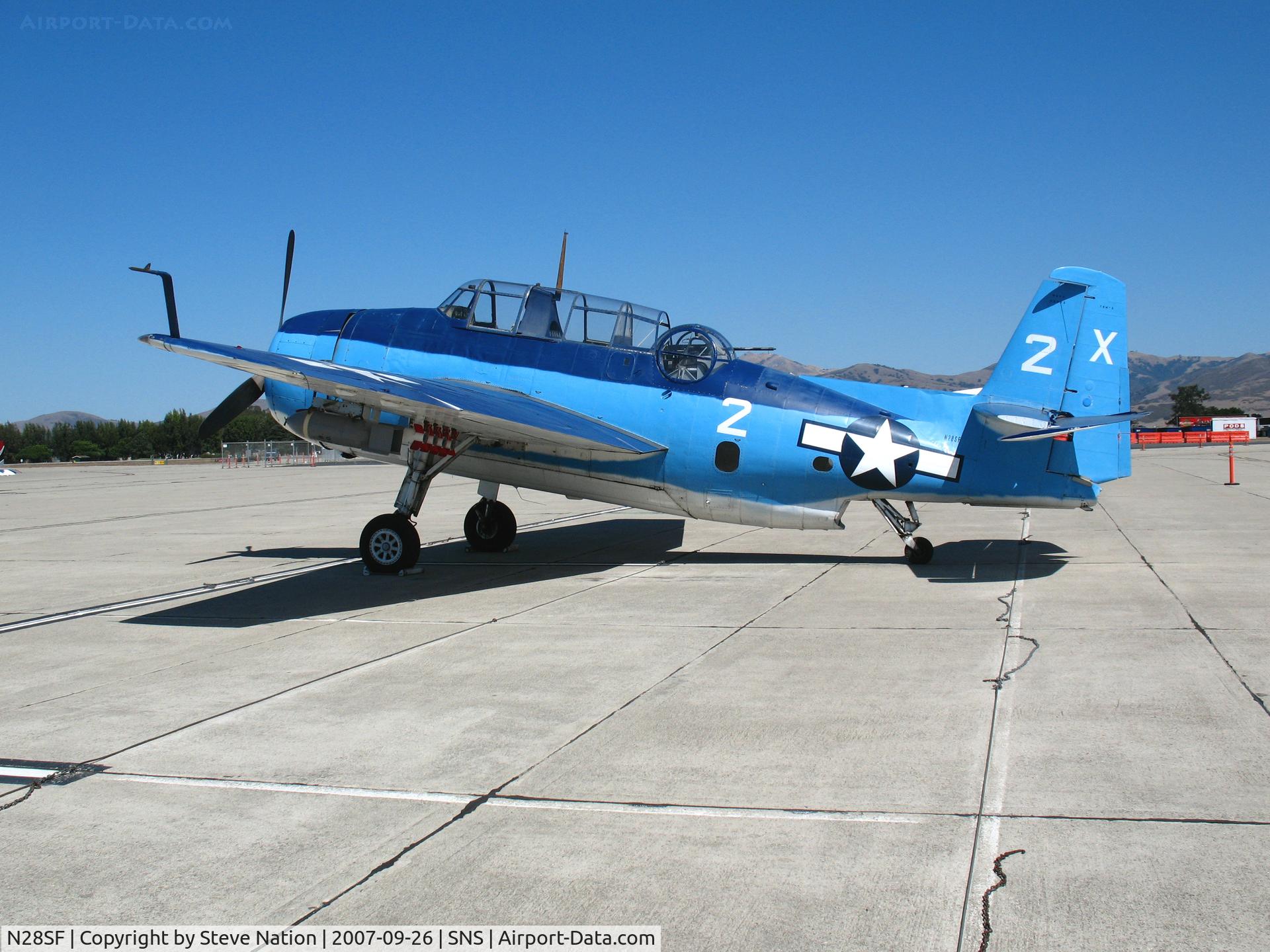 N28SF, Grumman TBM-3 Avenger C/N 85983, Grumman TBM-3 @ Salinas Municipal Airport, CA