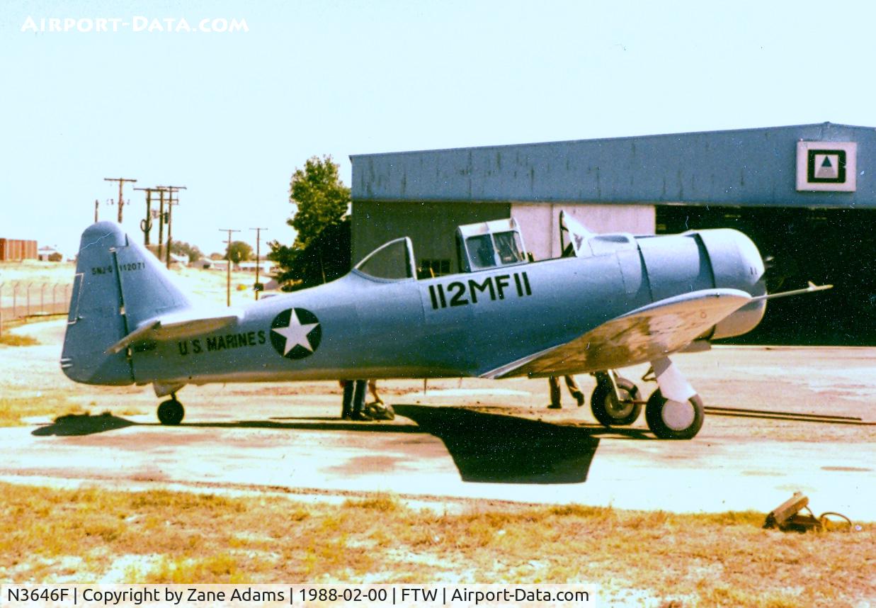 N3646F, 1947 North American AT-6F C/N 112071, At Meacham Field